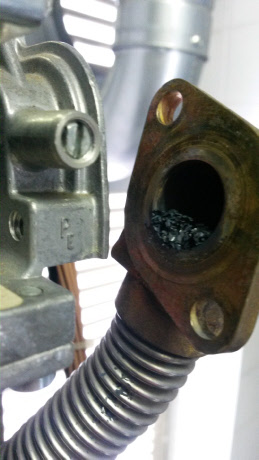 viessmann eisenspäne in gasleitung